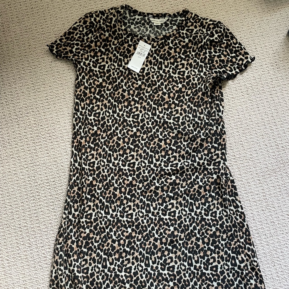 American Eagle Animal Print Dress